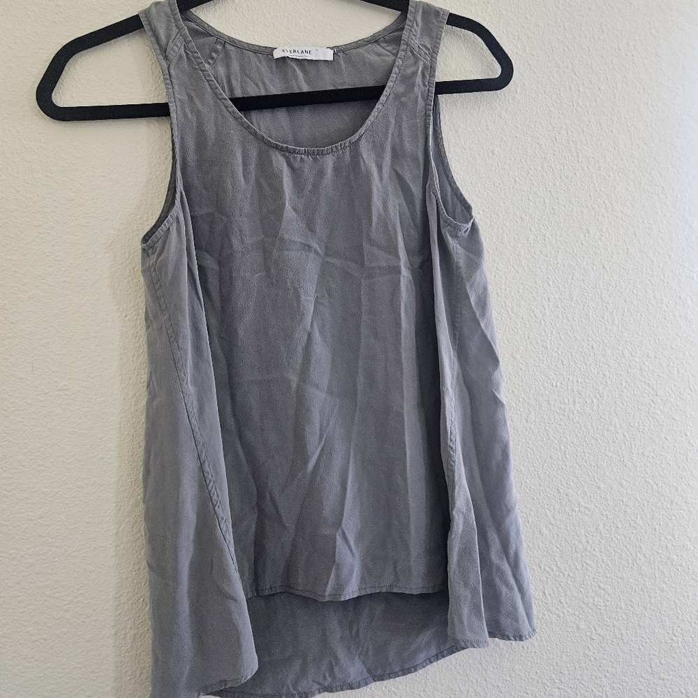Gray Sleeveless Top